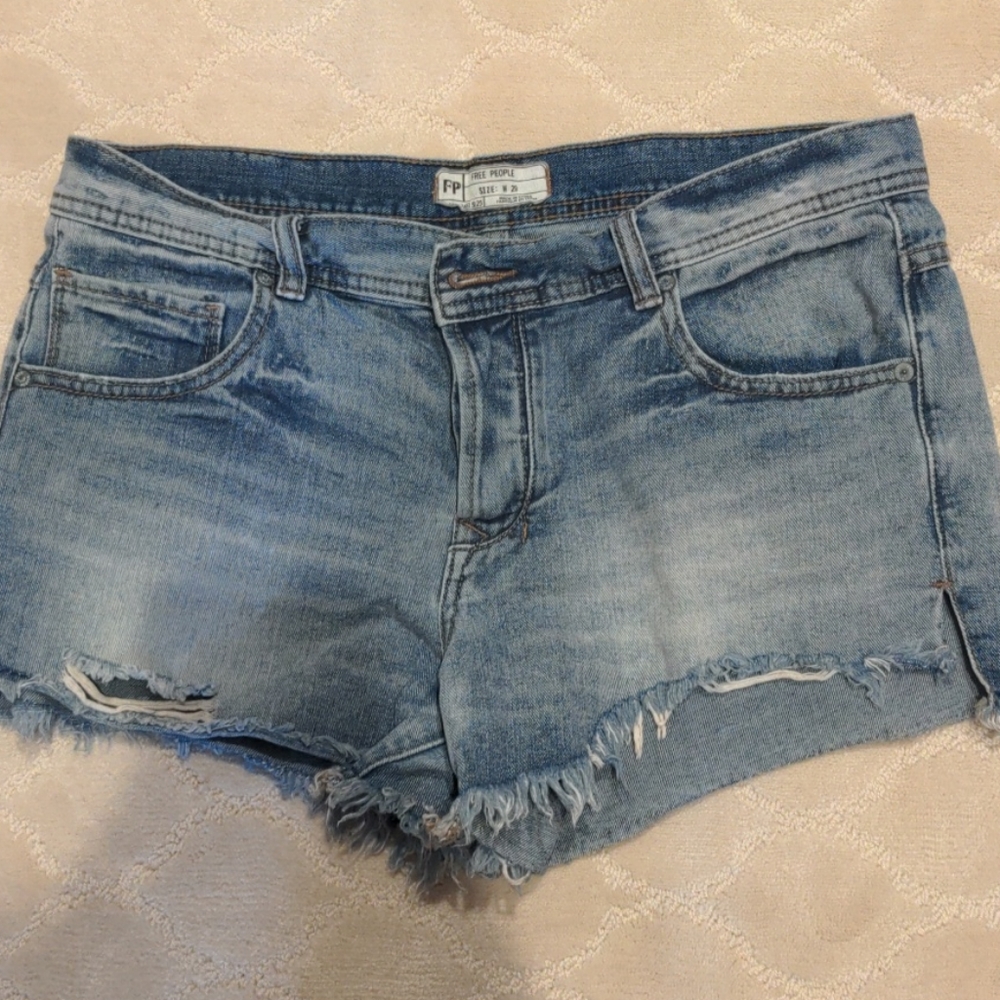 Free People denim cutoffs